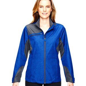 NWT: North End Interactive Sprint Printed Lightweight Jacket, Nautical Blue, L